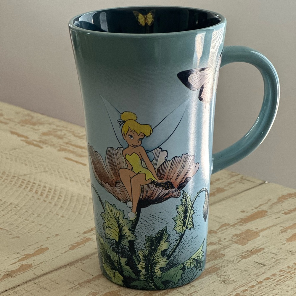 Tinkerbell Butterfly Design Tall Coffee Mug